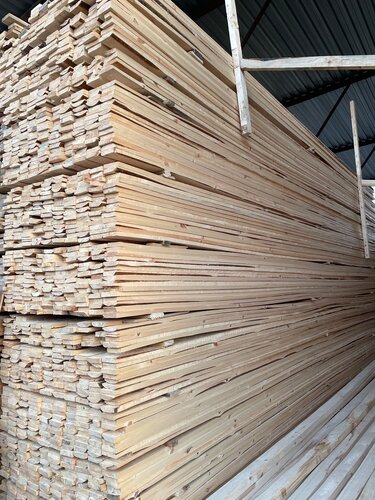 Доска обрезная 25х100х6000, сосна, 1 сорт, Естественная влажность