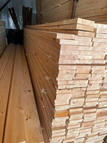 Доска строганная сухая 45х190х6000. Сосна, камерная сушка 12-14% влажности
