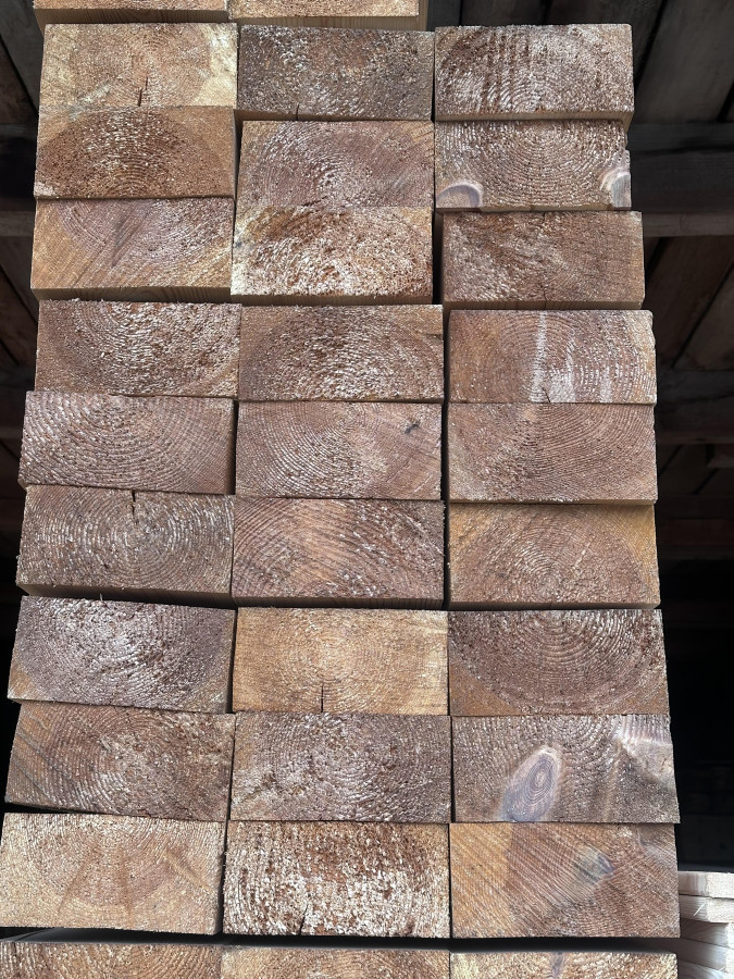 Брус 90х190х6000 сухой строганный, камерной сушки 12-14% влажности