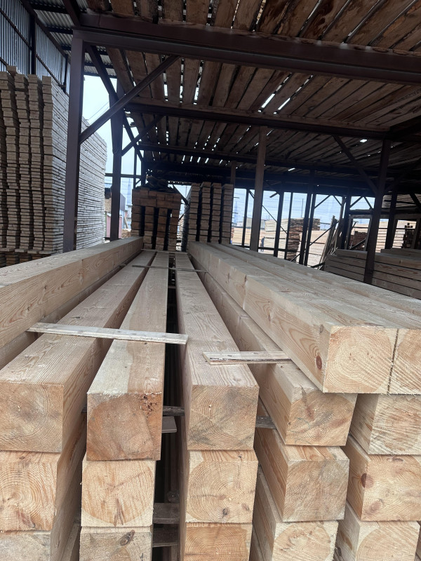 Брус строганный сухой 190х190х6000мм. Сосна. Камерной сушки 15-18%