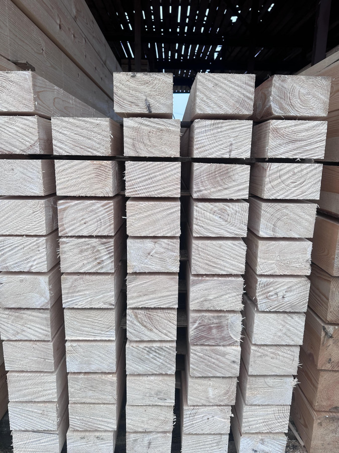 Брус сухой строганный 90х140х6000мм. Сосна. Камерной сушки 15-18% влажности