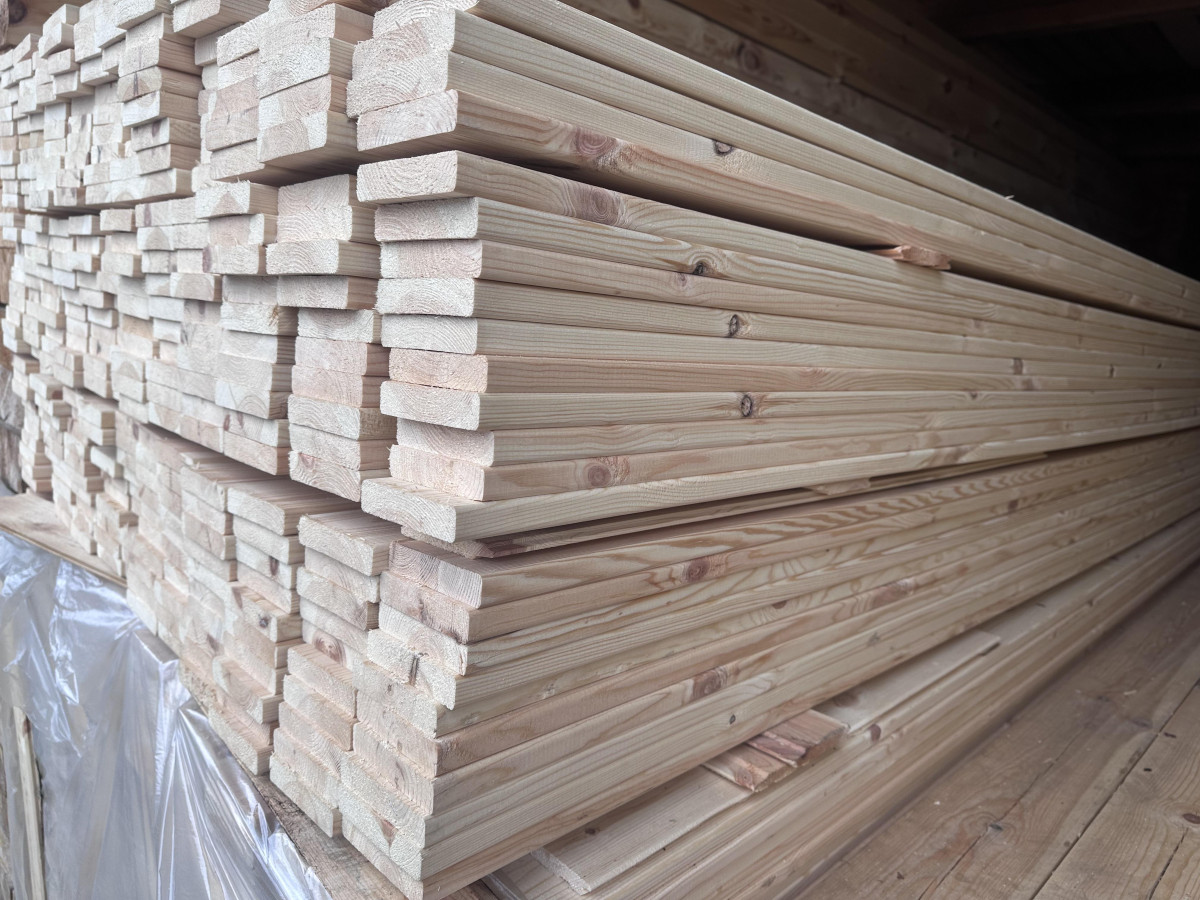 Доска строганная сухая 20х90х6000мм. Сосна. Камерной сушки. Влажность 12-14%