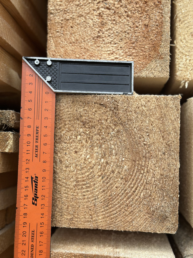 Брус обрезной 150х150х6000мм. ГОСТ. Сосна. 1 Сорт. Естественная влажность