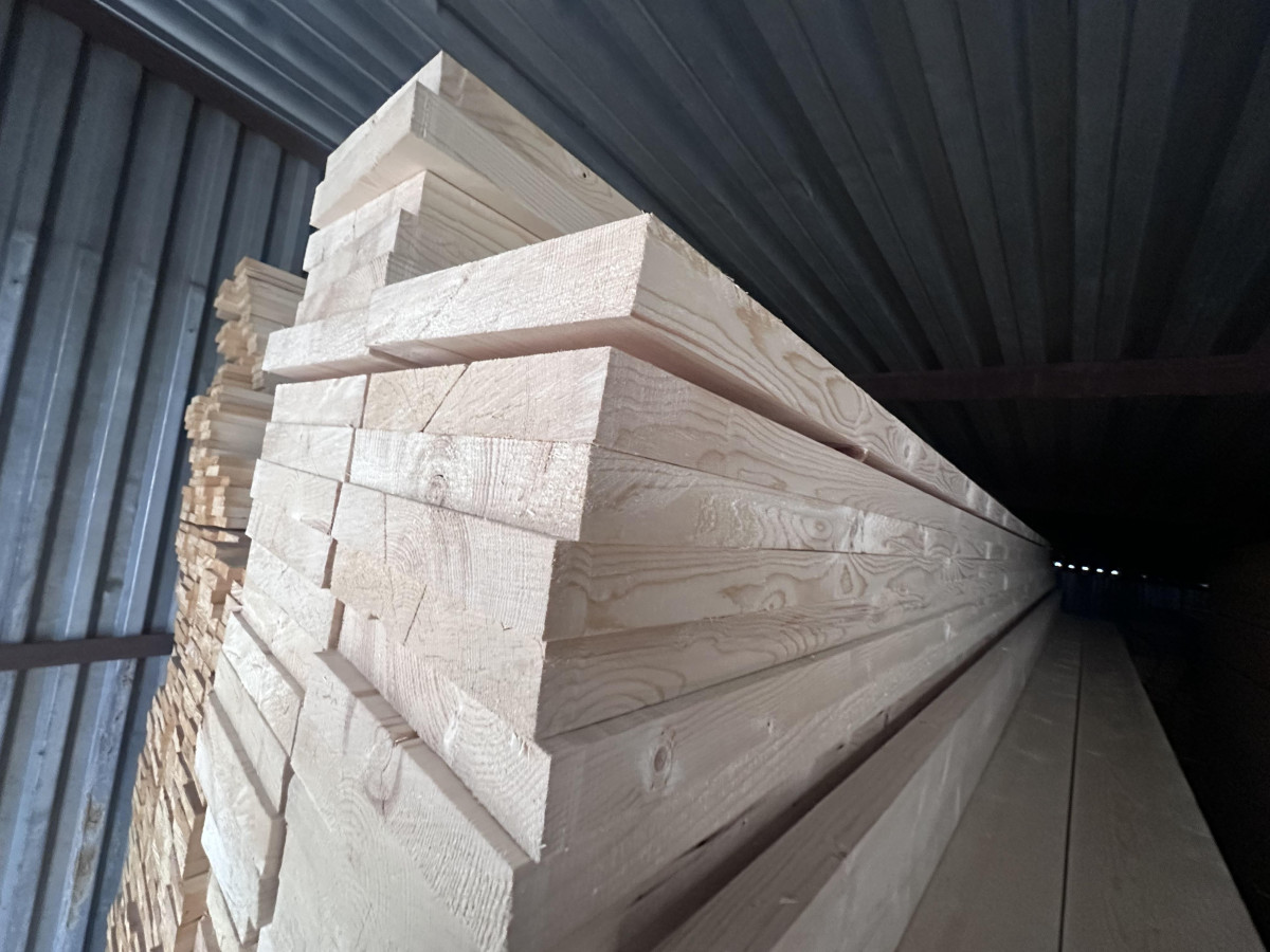 Доска строганная 50х300х6000мм. Камерная сушка. Влажность 15%