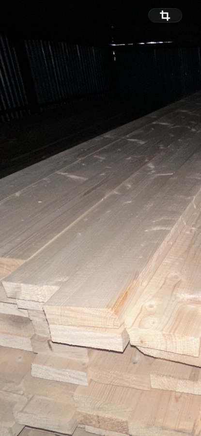 Доска строганная 30х100х6000мм. Сухая камерной сушки. Влажность 12-14%