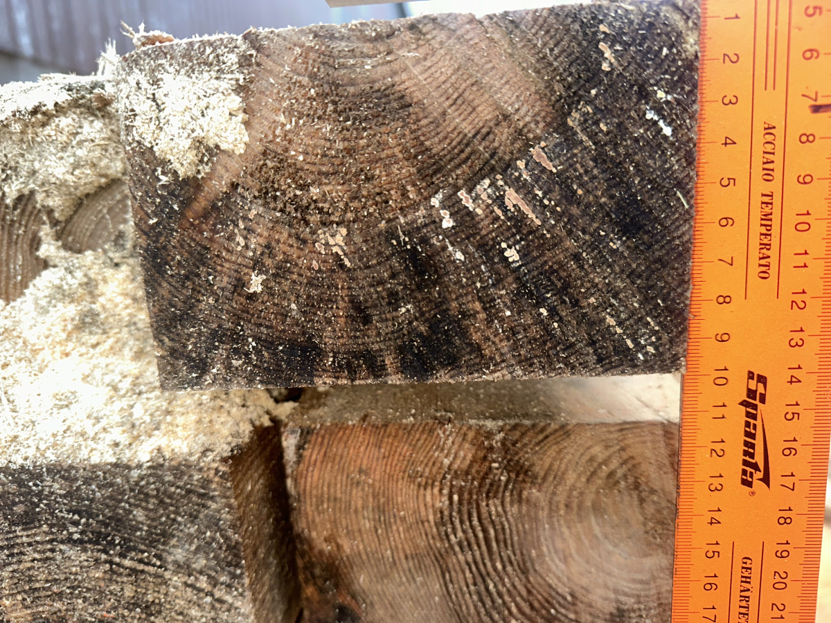 Брус 100х150х6000мм. 2 сорт Хвойной породы. Естественной влажности