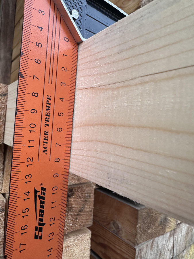 Доска строганная 45х90х6000мм. Сухая камерной сушки. Влажность 12-14%